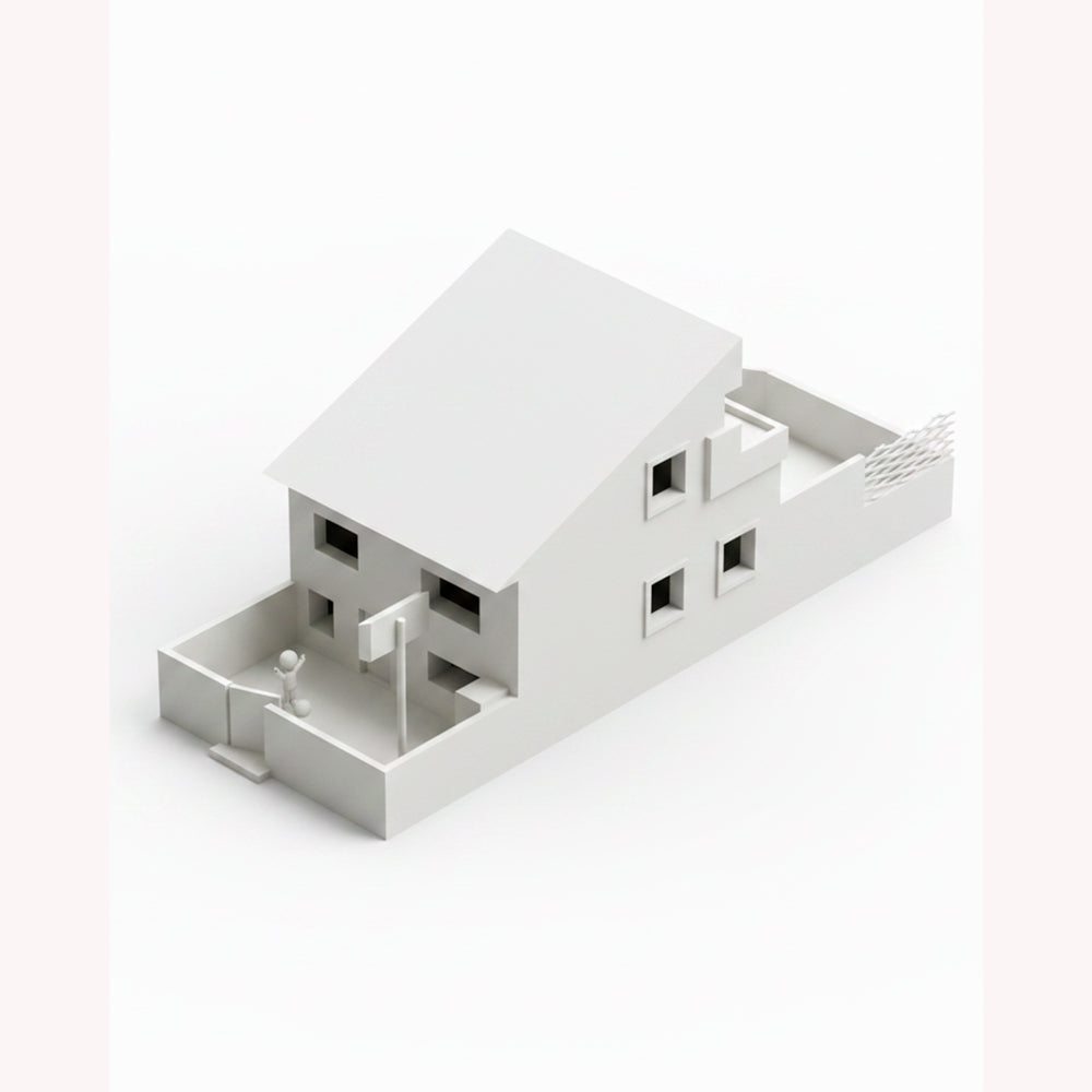 Maqueta de casa moderna