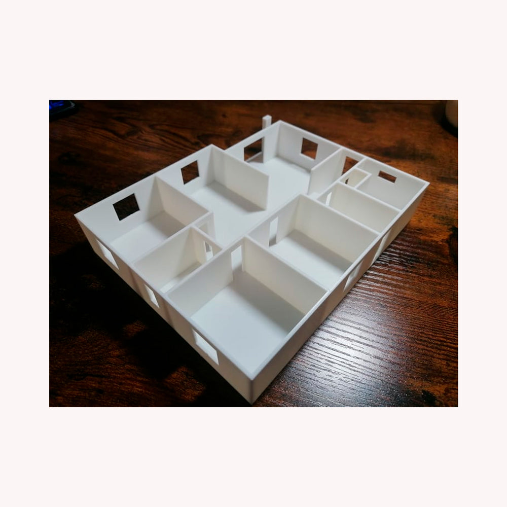 Maqueta de casa simple